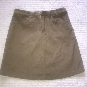 Brandy Melville Juliette Corduroy Skirt